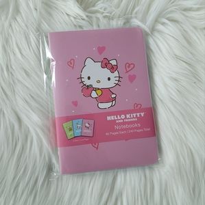 NEW 3 Pack Hello Kitty and Friends Notebooks